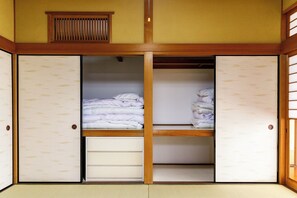 Desk, iron/ironing board, free WiFi, bed sheets