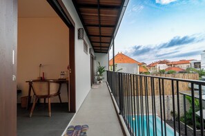 Vila, 4 kamar tidur, Bebas Asap Rokok, kolam renang pribadi | Balkon