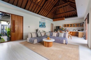 Villa, 4 Bedrooms, Non Smoking, Private Pool | Living area - Hazel Villa Jimbaran (Jimbaran)