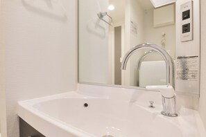 Hair dryer, towels