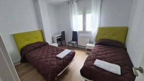 Iron/ironing board, WiFi, bed sheets