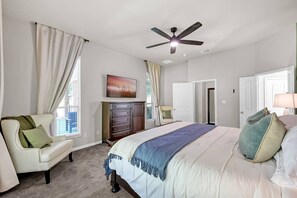 4 dormitorios, tabla de planchar con plancha, wifi gratis y ropa de cama