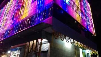 Front of property – evening/night