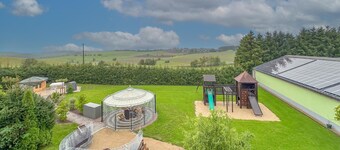 a spacious house with spa bath in a quiet area