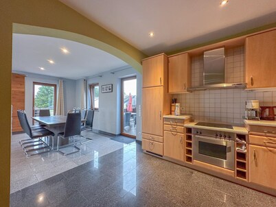 a spacious house with spa bath in a quiet area