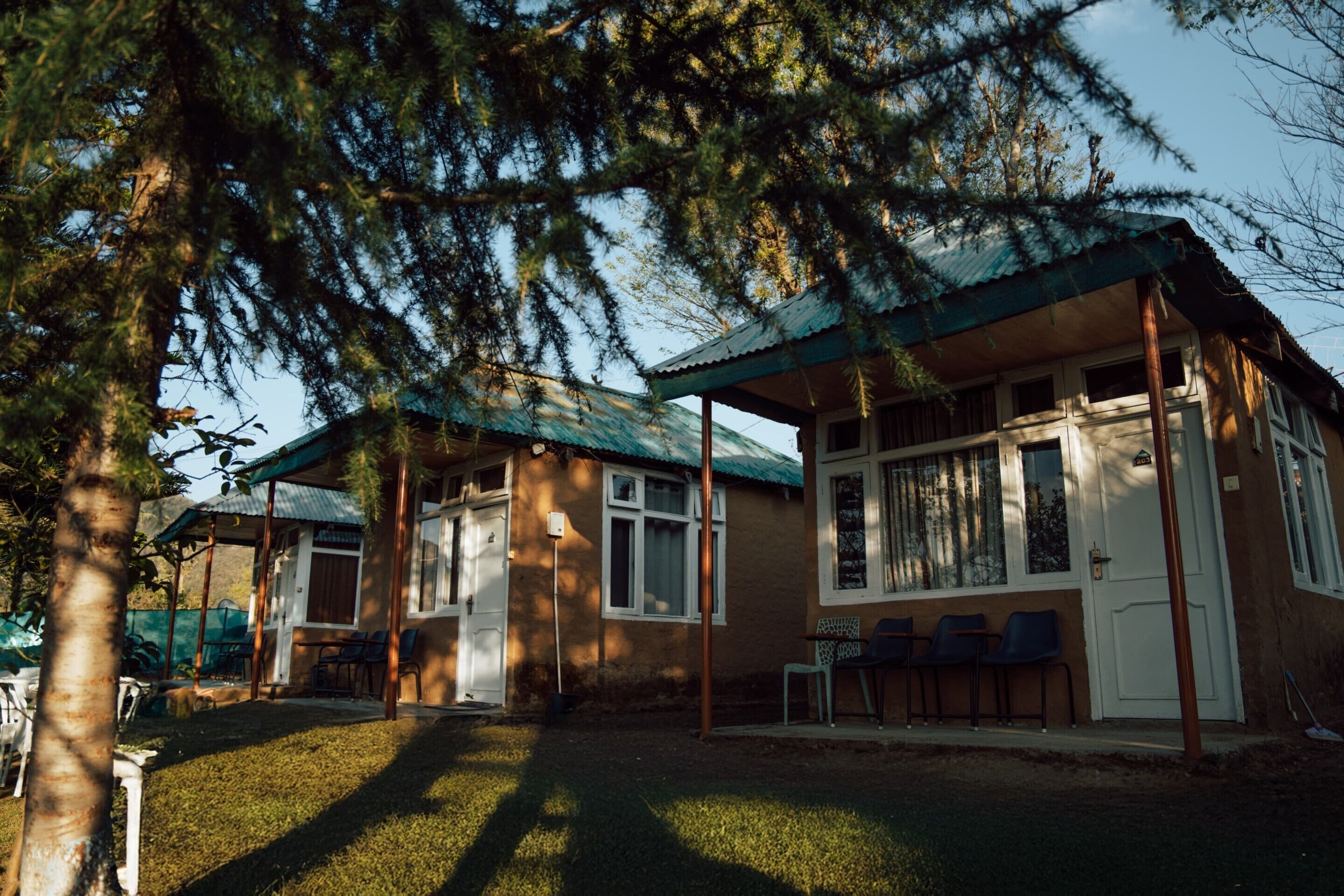 Façana frontal de l'allotjament