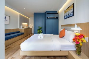 Deluxe Double Room, Balcony, City View