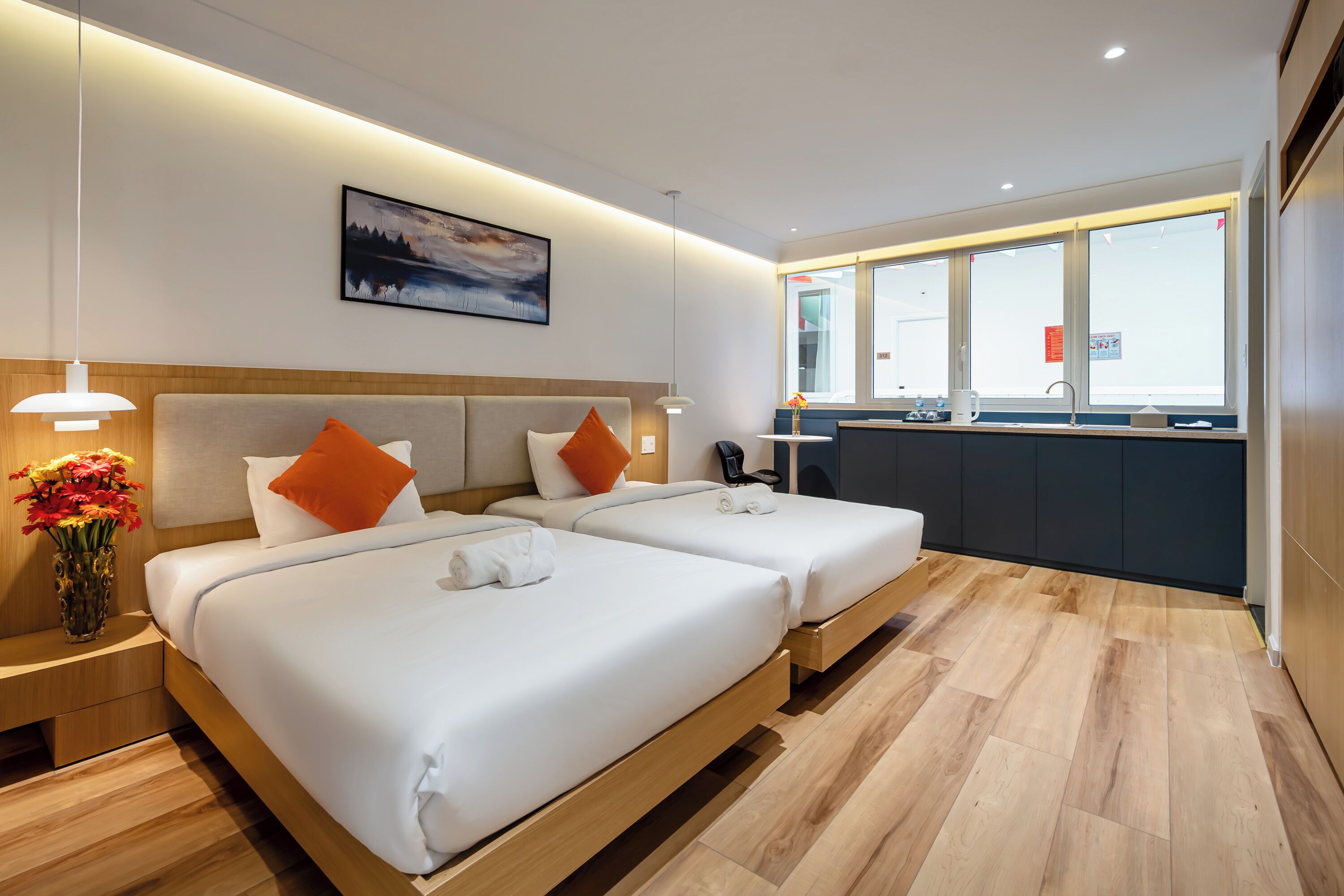 Premium Double or Twin Room | Minibar, desk, free WiFi, bed sheets