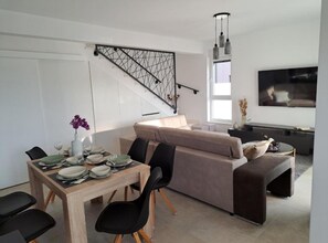 Villa (Villa With Pool) | Living room | 32-inch flat-screen TV with digital channels