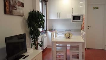 Deluxe appartement, uitzicht op bergen | Privékeuken