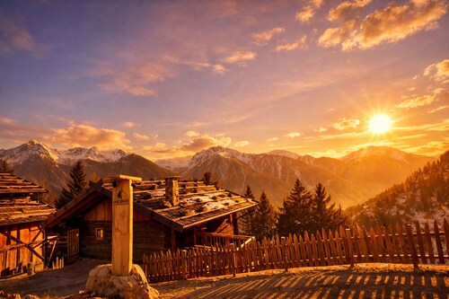 New Opening – Chalet 'Larchrast' with Mountain Views and Private Terrace, a Place of Tranquility