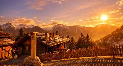 New Opening – Chalet 'Larchrast' with Mountain Views and Private Terrace, a Place of Tranquility