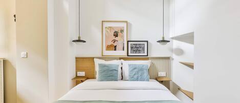 2 chambres, fer et planche à repasser, Wi-Fi, draps fournis