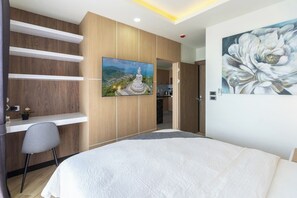 1 Schlafzimmer, Bügeleisen/Bügelbrett, Internetzugang, Bettwäsche