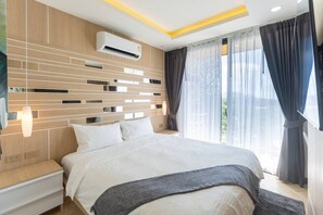 1 habitación, tabla de planchar con plancha, internet y ropa de cama 