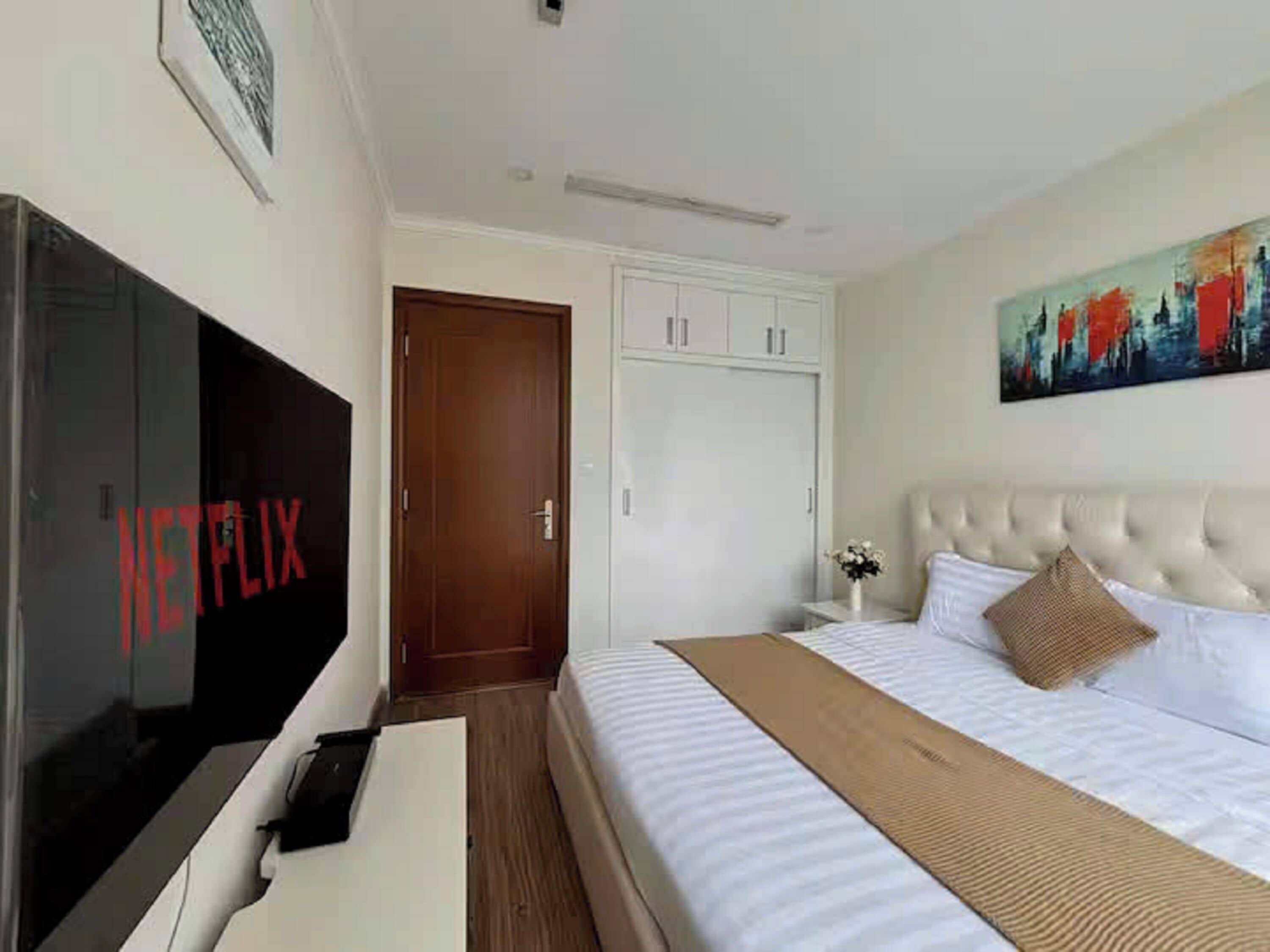 頂級套房, 1 間臥室, 可使用俱樂部酒廊, 城市景觀 | 埃及棉床單、高級寢具、羽絨被、Select Comfort 床墊