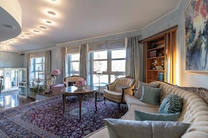 Zona de estar del vestíbulo