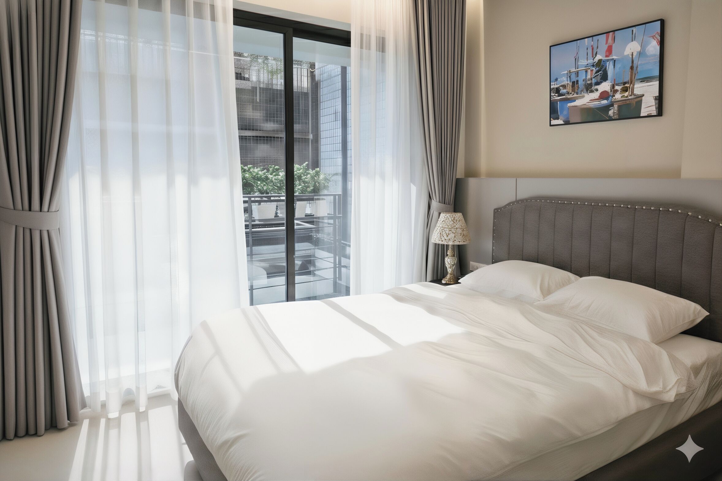 Luxury Studio, City View | Premium bedding, individually decorated, individually furnished, desk