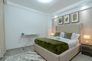 Classic Apartment, Balcony, City View | Desk, laptop workspace, iron/ironing board, free WiFi