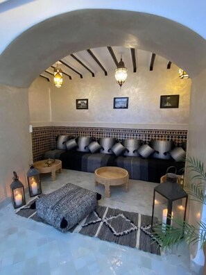 Living area - Riad Dar Omi Zahra  (Marrakech)