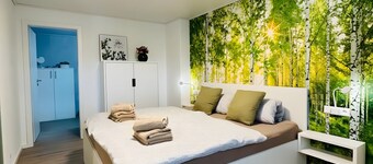 Apartment 'Haus Birkenösch' with Private Terrace, Shared Garden, and Wi-Fi