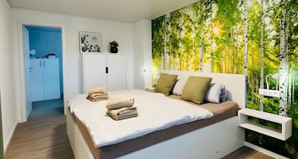 Apartment 'Haus Birkenösch' with Private Terrace, Shared Garden, and Wi-Fi