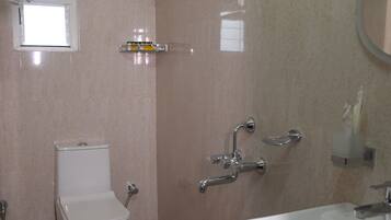 Comfort Double or Twin Room, City View | Bathroom | Shower, free toiletries, hair dryer, slippers