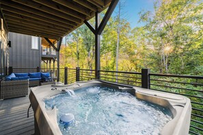 Bañera de hidromasaje exterior