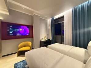 Twin Room, Courtyard View | In-room safe, blackout drapes, soundproofing, iron/ironing board - Khorazm Hotel (Tashkent)