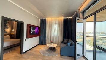 Luxury-Suite, Stadtblick | Ausblick vom Zimmer