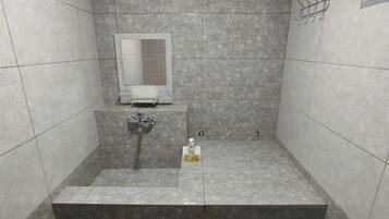 Free toiletries, hair dryer, slippers, towels