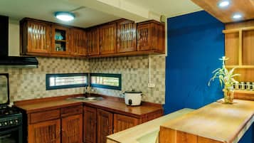 Suite Studio Classique, balcon, vue jardin | Cuisine privée