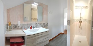 Shower, towels