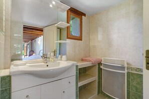 Shower, hair dryer