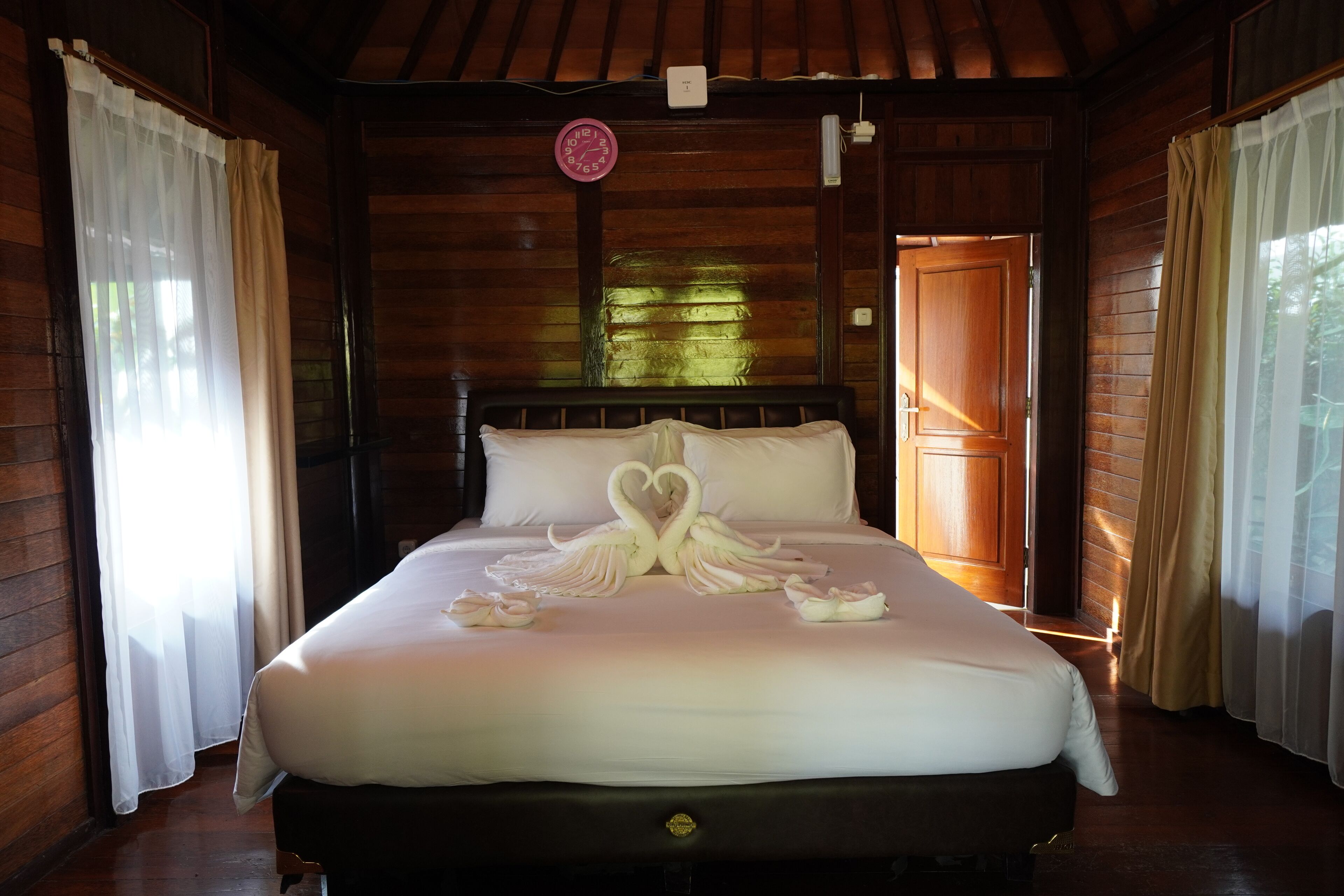 Casa família, 1 cama King, vista para o jardim, no piso térreo | Roupas de cama premium, camas com colchões pillow-top