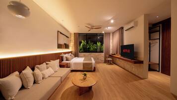 Luxury Villa, 2 Bedrooms, Private Pool | Desk, laptop workspace, iron/ironing board, free WiFi