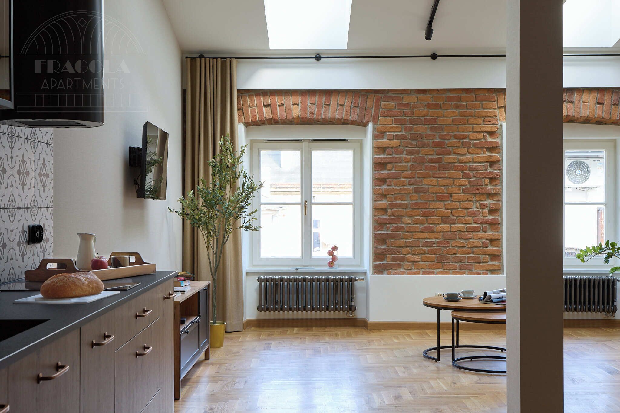 Apartment, 1 Bedroom, Kitchenette, Mezzanine | Living area