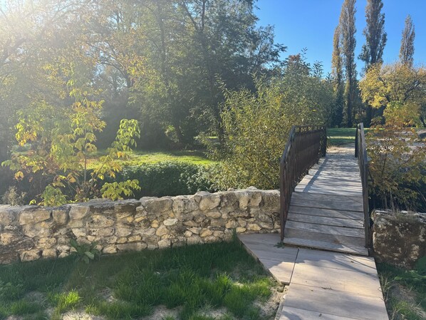 Property grounds - Magnificent period mill on the water (Galgon)