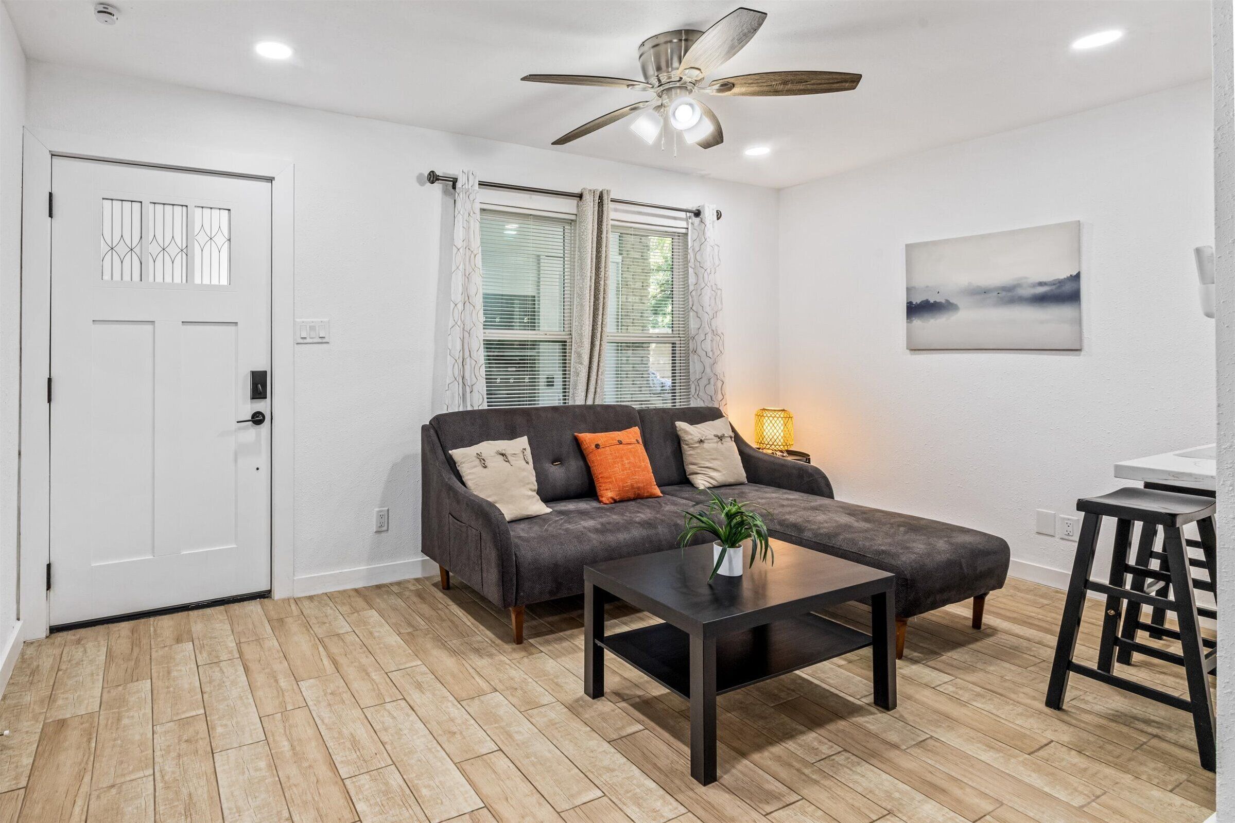 Smart-tv en een kantoor