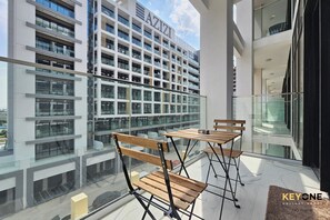 Lägenhet Comfort - utsikt mot staden | Balkong