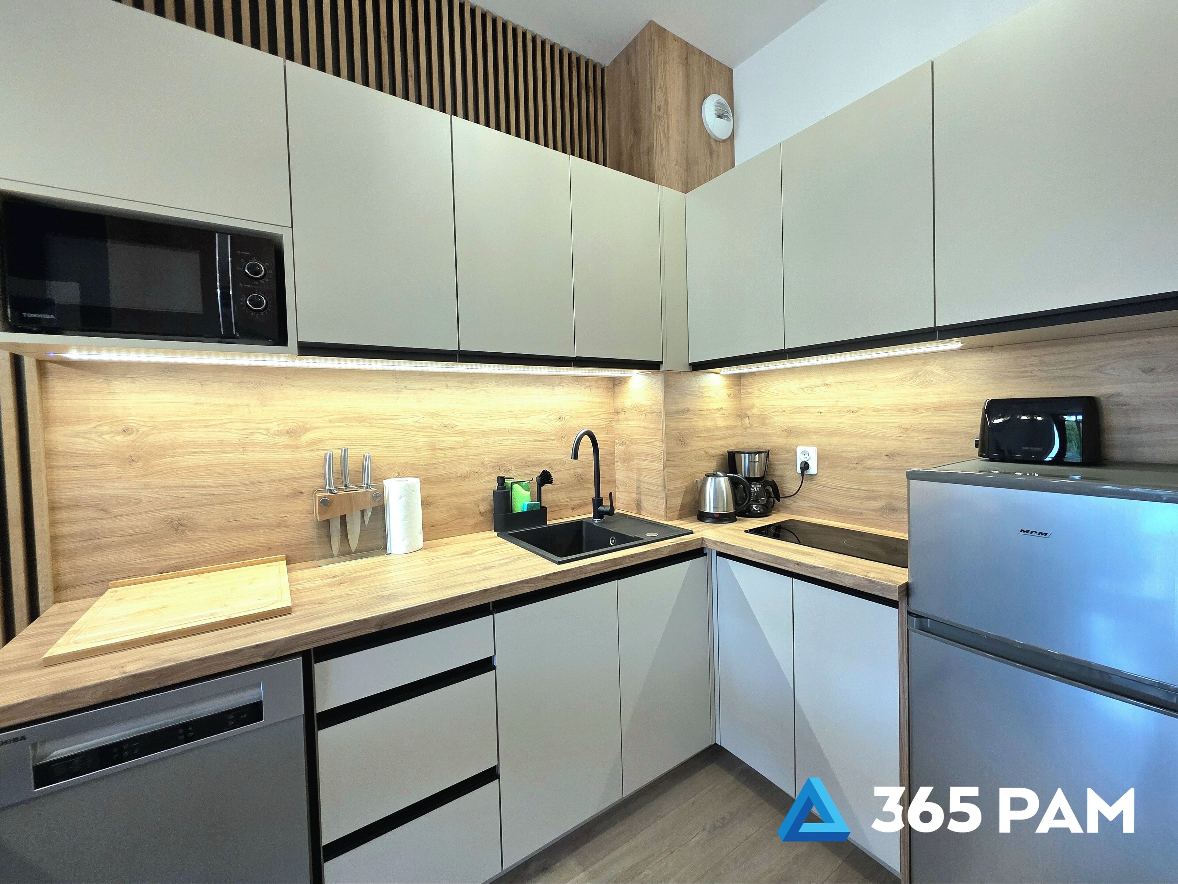 Departamento, 1 cama matrimonial y sofá cama, para no fumadores, balcón | Cocineta privada