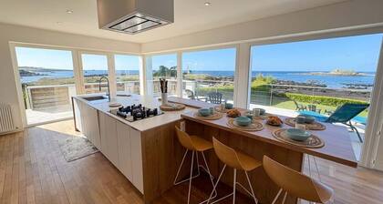 Ty Sunset - 180° sea view & direct beach access