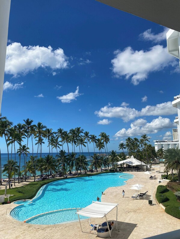 Apartment, 2 Bedrooms, Balcony, Pool View | Pool | Outdoor pool