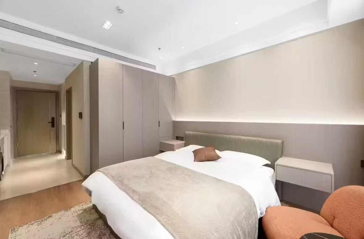 城市双人房, 1 张大床, 城市景观 | 笔记本电脑工作区、免费 WiFi