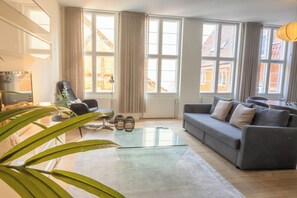 Living area - Cosy apartment in the city center of Copenhagen, 5 minutes from Nyhavn! (København)