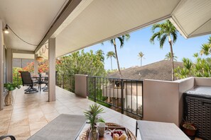 Outdoor dining - Maui Eldorado F201 1BR Condo with Lanai, Pools & Exclusive Beach Cabana (Lahaina)