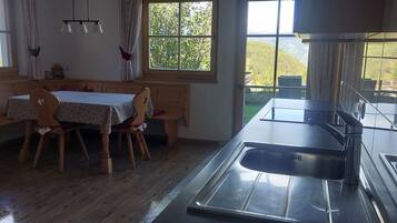 Kühlschrank, Mikrowelle, Herdplatte, Geschirrspüler