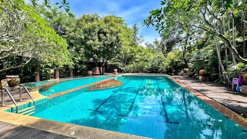 Room, 1 Bedroom, Accessible, Smoking | Pool | Outdoor pool