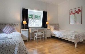 4 bedrooms, iron/ironing board, travel cot, WiFi