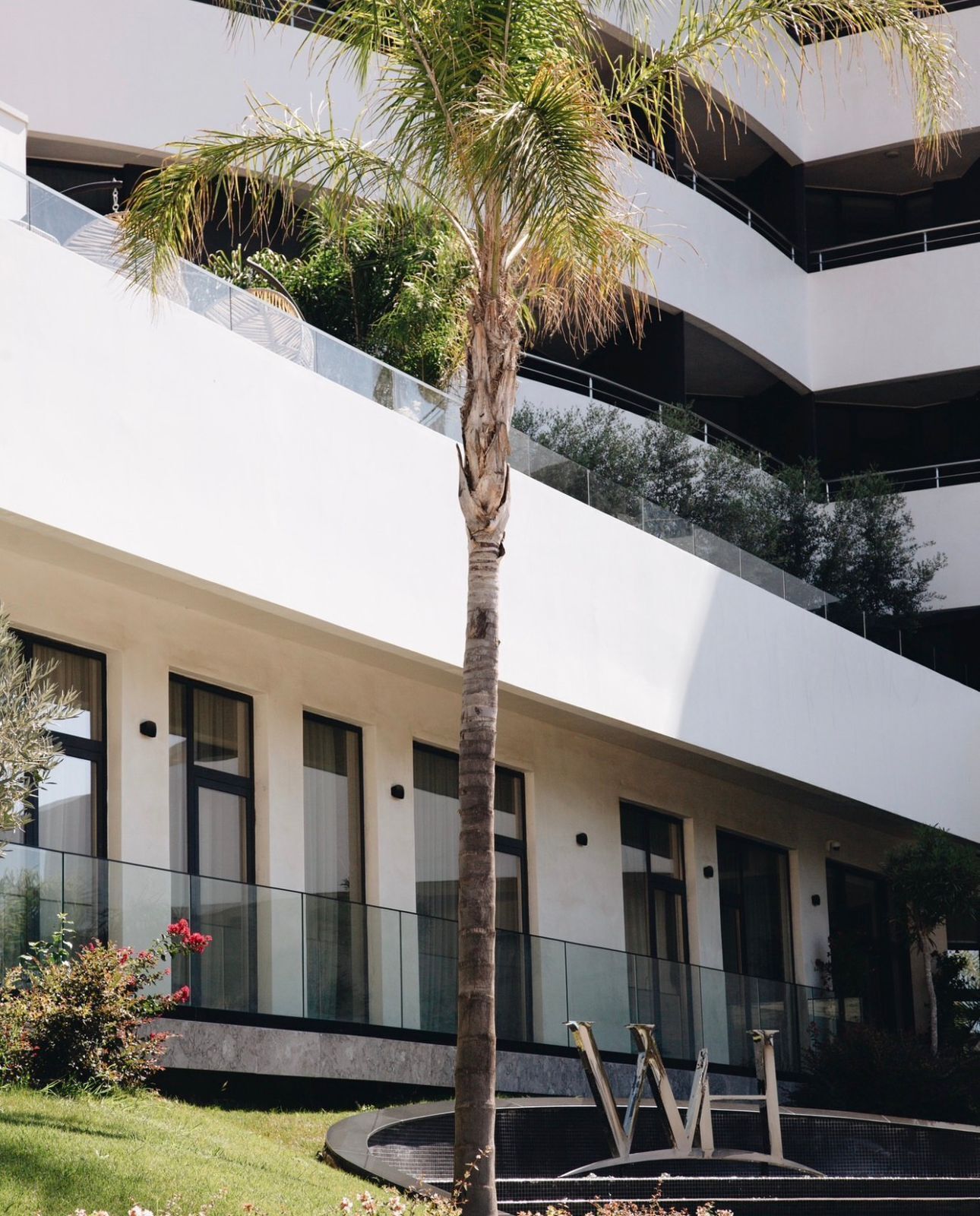 Facciata della struttura